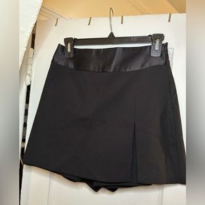 Zara black skort worn once